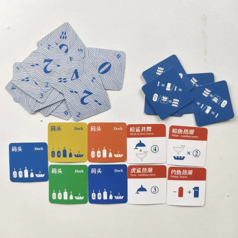 Whale to Look Bilingual Game – Oink Game and Game Collection Cards for Multicultural Parties Board Games