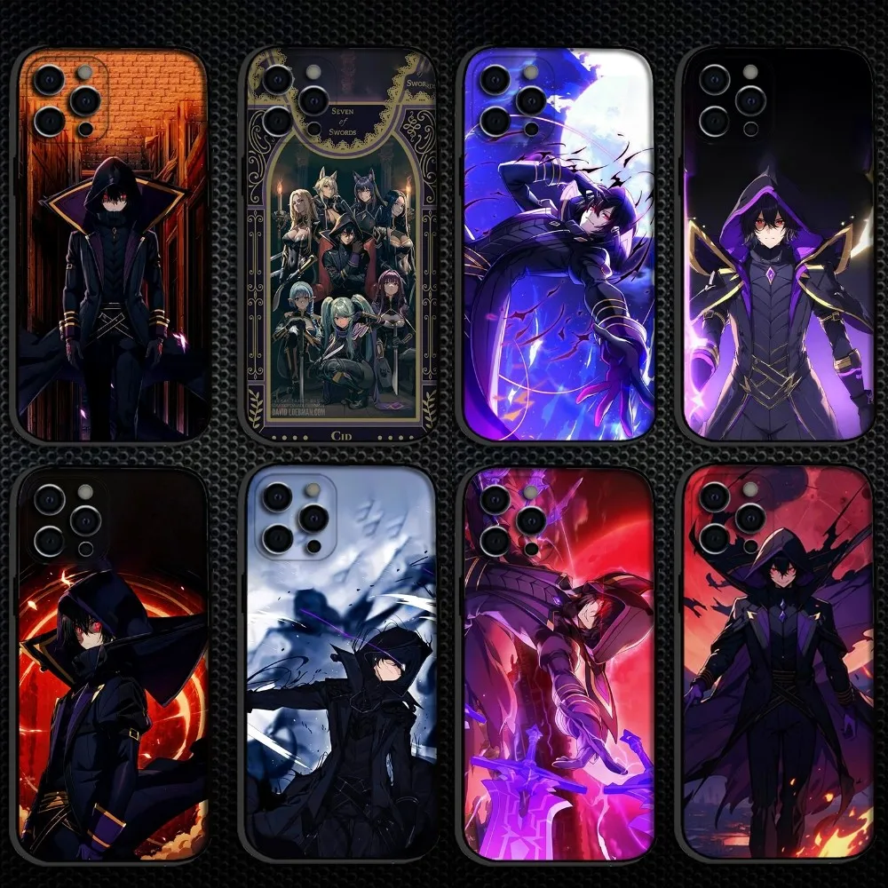 

HOT T-The Eminence in Shadow Phone Case For iPhone 16,15,14,13,12,11 Plus,Pro Max,XS,X,XR,SE Soft Silicone Black Cover