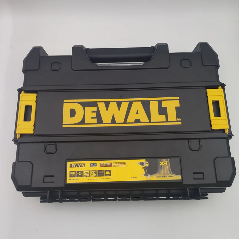 DEWALT Original TSTAK Tool Case For DCD801-BOX DCD806-BOX Empty Hard Shell Plastic Tough Handheld Storage Box Only 1PCS