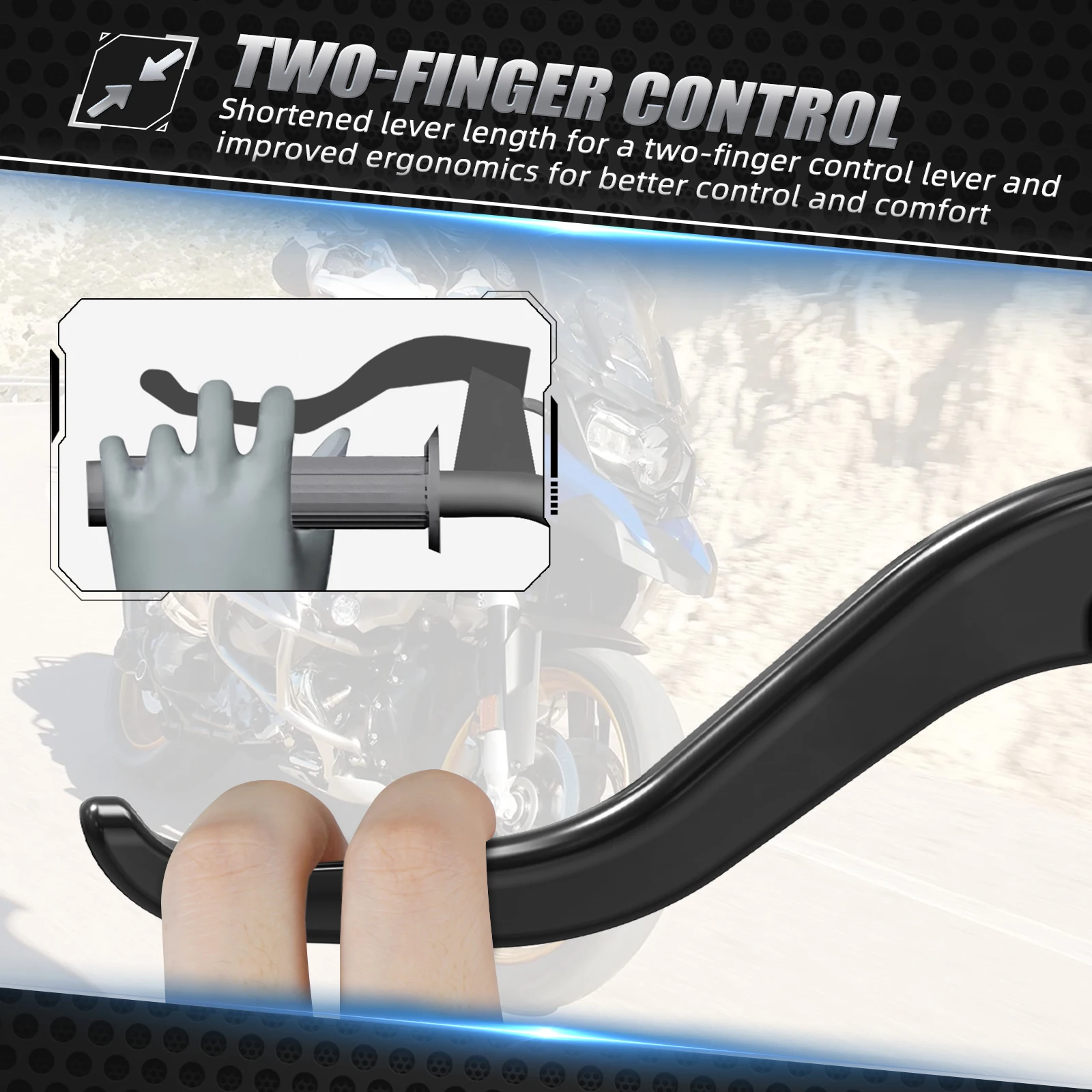 

For KTM 1290 Super Adventure R S 2021 2022 2023 2024 Shorty clutch Lever 2 Finger 1290 Super Adventure R 1290 Super Adventure S
