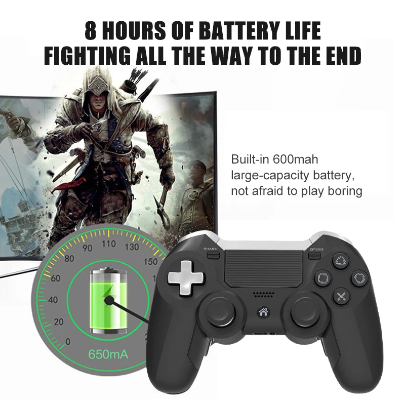 

For PC/PS4/Slim/Pro Controller Bluetooth Game Controller Wireless Controller For PS4 Game Console Gaming Accessories