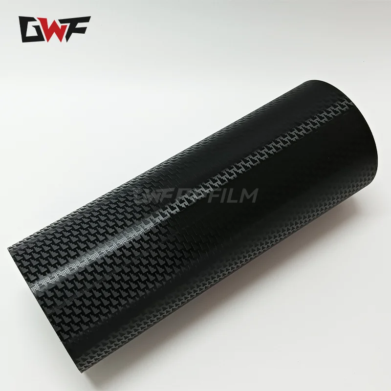 Glossy Black TPU PPF Dry Apply Self Adhesive Anti Scratch Car Color Changing Protection Film