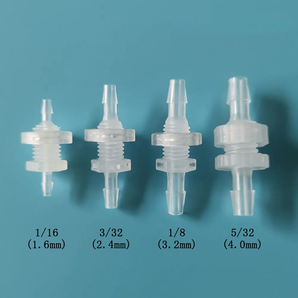 Adapter PP Plastic Air Valve Pipe Dispensing Subpackaging Trainer Barrel Fitting Silica Gel Tube Connector Pagoda Head