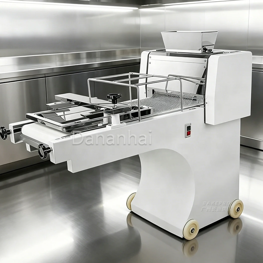 Commercial Toast Bread Moulder 0.75KW Dough Shaping Machine Stainless Steel Bakery Loaf Moulder For Bread Shop