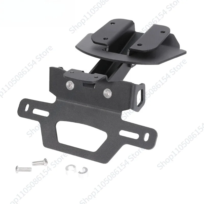 Applicable to Excelle 800X Rally modified short tail stainless steel rear tail license plate frame turn signal light