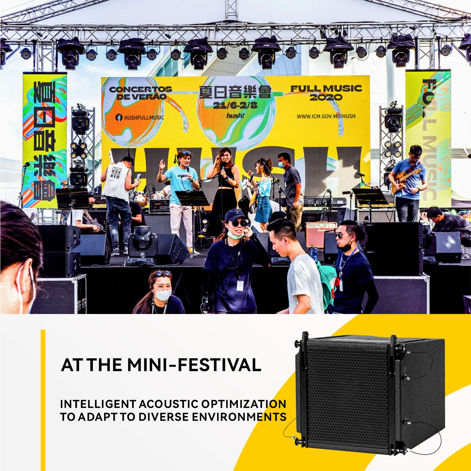 Picture 4: Professional Column Speaker Sound System Line Array Audio Speaker Sound pa System Monitor Speaker Active Sub Loudspeaker