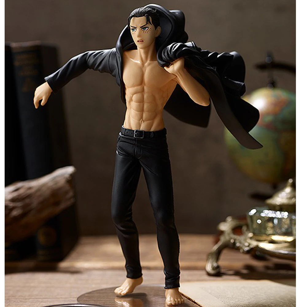 15 سنتيمتر إرين ييغر الشكل هجوم على تيتان أنيمي كول الرسوم المتحركة لعبة مجسمة هدية جمع الحلي الفنية البلاستيكية إرين ييغر