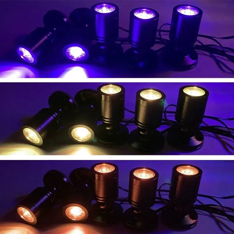 Afbeelding 7: QITU 1W 3W ARGB 5V 3-pins header computer AURA SYNC LED spotlicht minilamp gamingkamer figuurmodel display pc-kast decoratie DIY