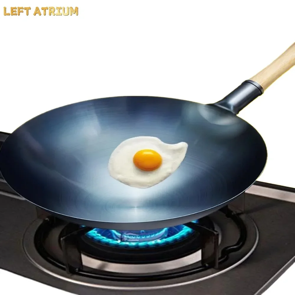 Carbon Steel Wok,12.6