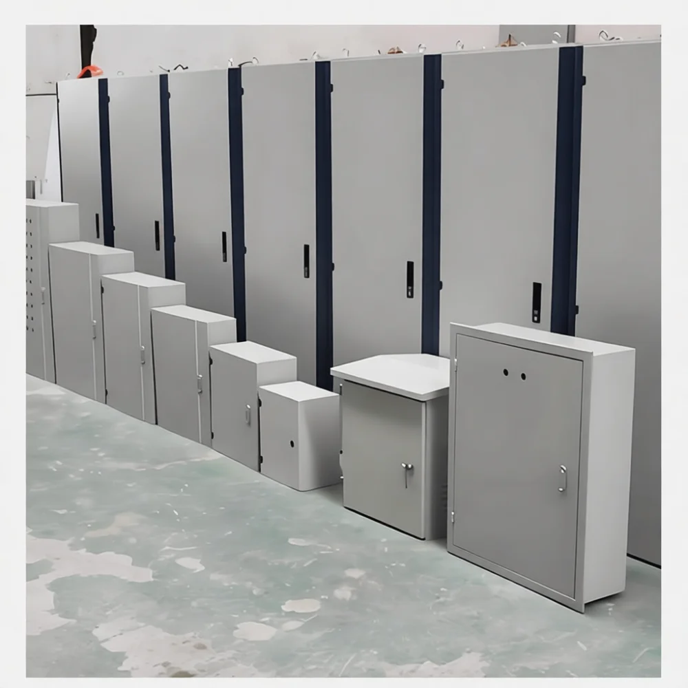 Robust Stainless Steel Distribution Cabinet Box Custom Industrial Electrical Enclosure Protective Housing Metal Case Unit