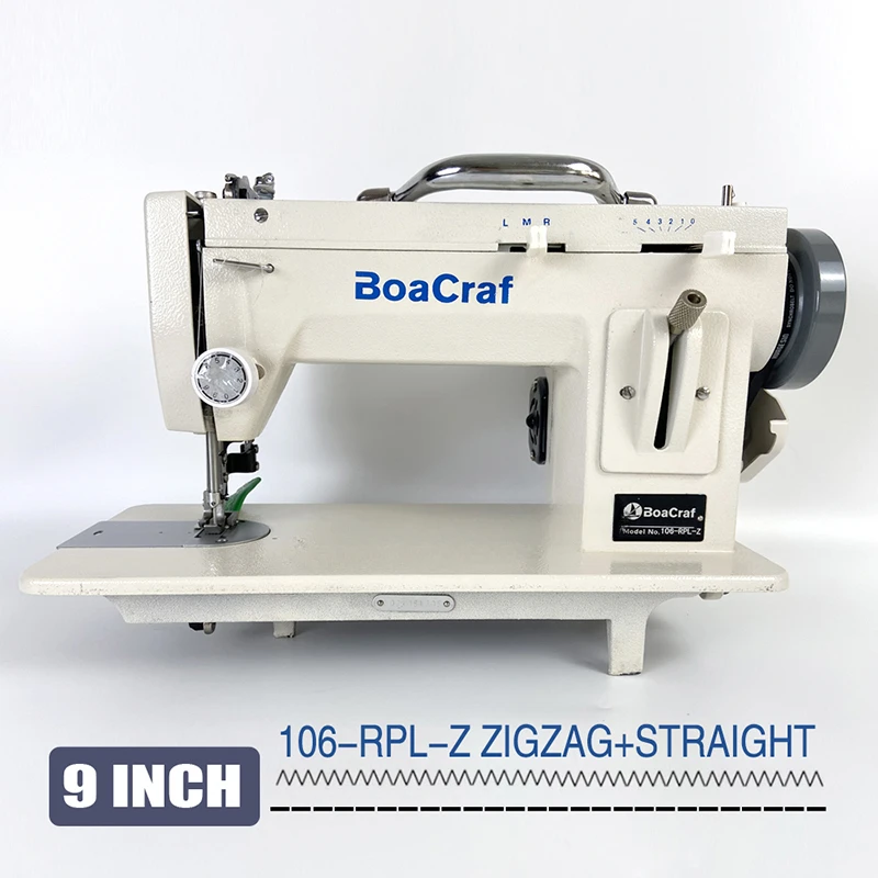 106-RPL househol Sewing Machine Walking Foot Z-shaped Suture Leather Heavy dut Sewing Machine 9-inch Arm