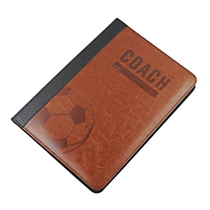 Tablero táctico de fútbol plegable, tablero de entrenador de fútbol, entrenador de fútbol magnético, libro de placa de partido de entrenamiento de comando