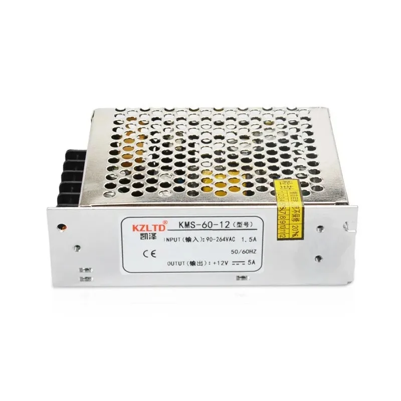 Applicable to Indoor LED Transformer 60W Small Volume Stable Voltage 12v5a Switching Power Supply MS-60-12