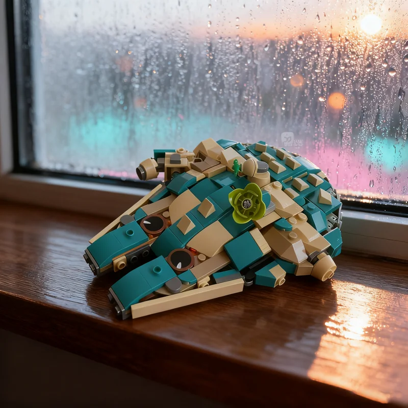 292pcs MOC Jurassic Falcon Alt Star Battle Model Building Toys Blocks Construction Assemble Christmas Gifts DIY Creative Idea