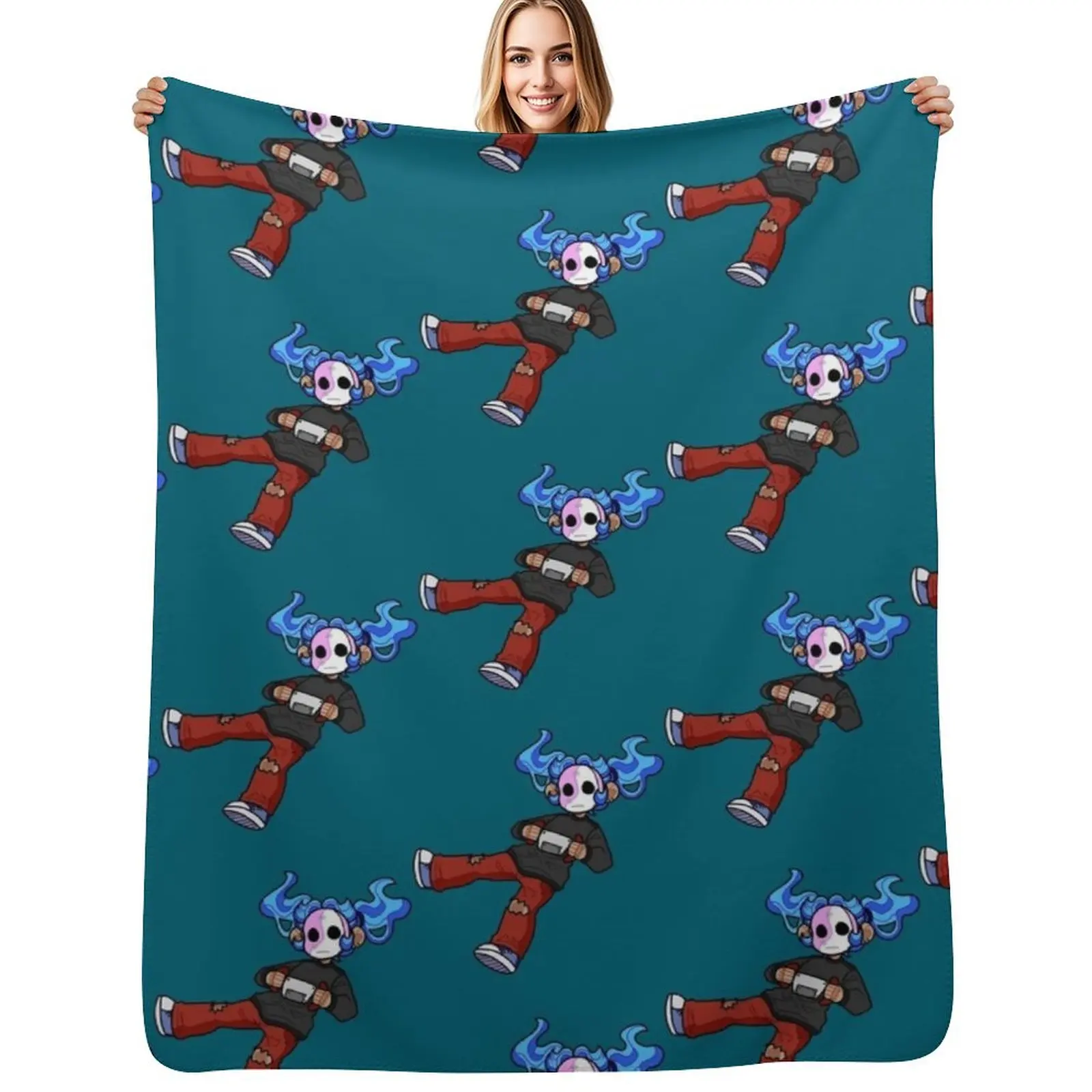 Free Falling Sal Throw Blanket Cozy Warm Blanket for Bed Room Decor