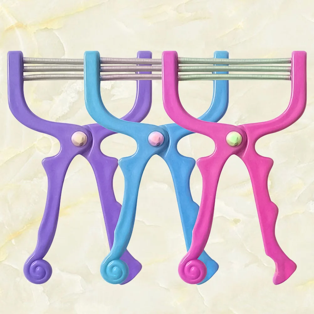 3 PCS Face Hair Removal Tool Spring Facial Shavers Epilators The Portable Remover