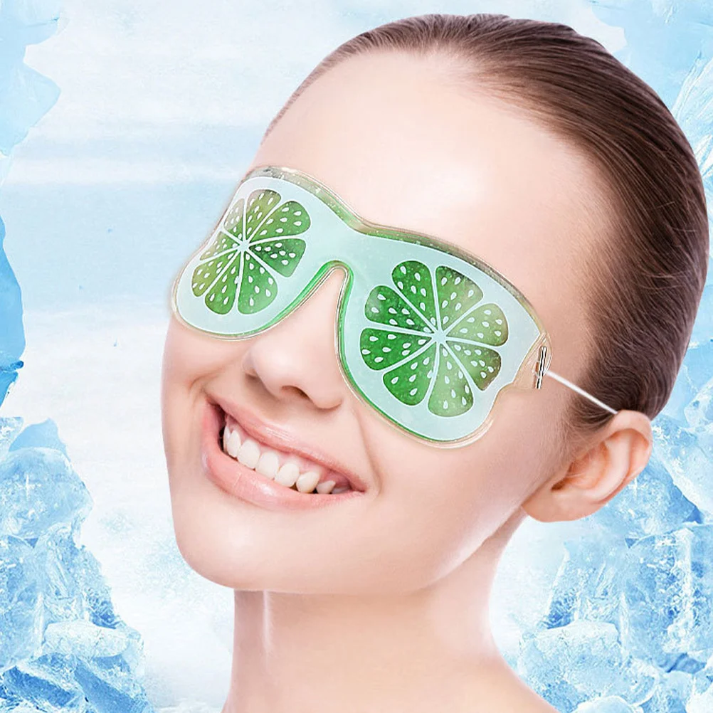 

4 шт., гелевая маска для глаз со льдом, охлаждающий холодный компресс для глаз, многоразовая удобная охлаждающая гелевая маска для глаз для сна