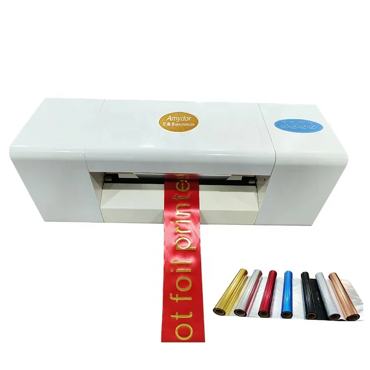 

Personalized 360A Digital Ribbon Foil Printer for Cemetery Flowers, Memorial Ribbon, Florist Ribbon