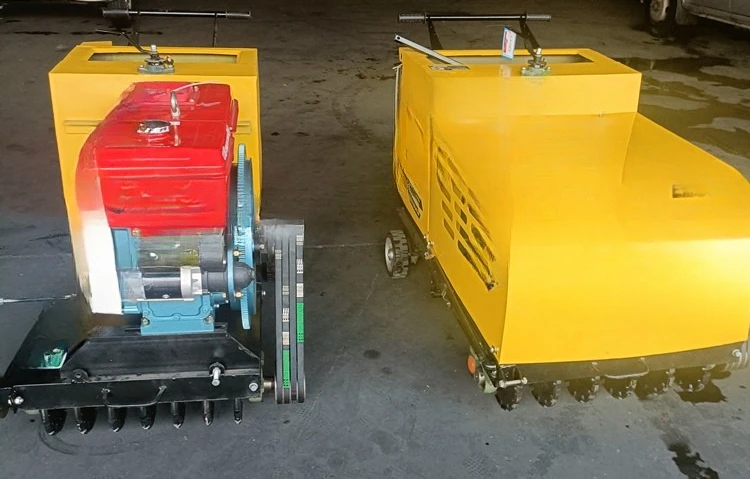 Trapezoidal groove 1.5 cm 2 cm Cattle yard engraving machine Cattle yard ground engraving machine