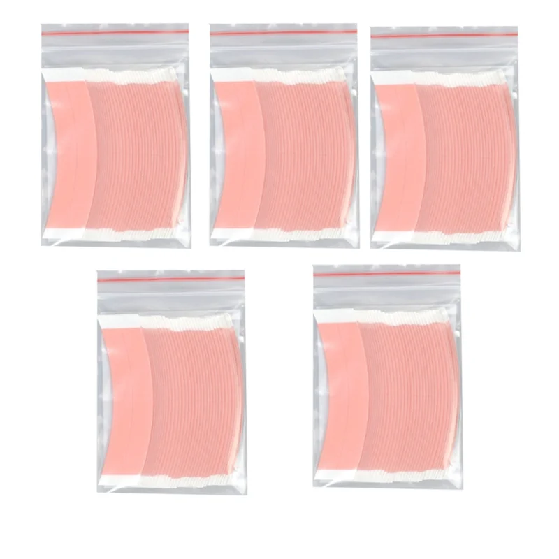 

180Pcs Super Strong Duo-Tac Wig Double Tape Adhesive Extension Hair Strips For Toupees/Lace Wig Film Slitting Line, Easy To Use-