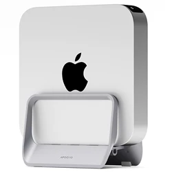 ABS kunststof verticale laptopstandaard voor bureau, laptophouder dock, verstelbaar scharnier compatibel met MacBook/Surface/iPad/Mini PC