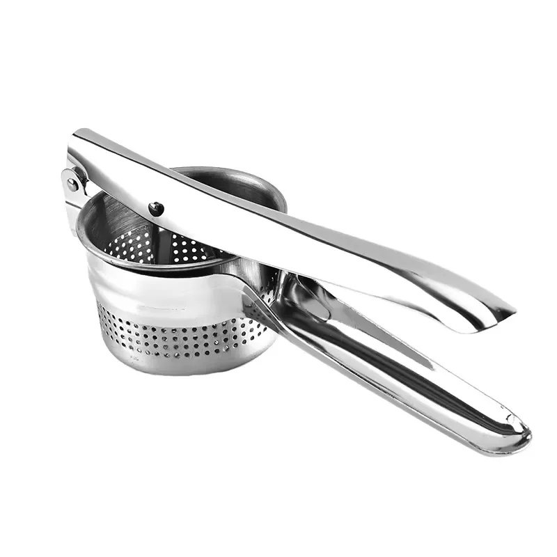 Manual-operated stainless steel citrus press and mashed potato juicer for lemon orange fruit