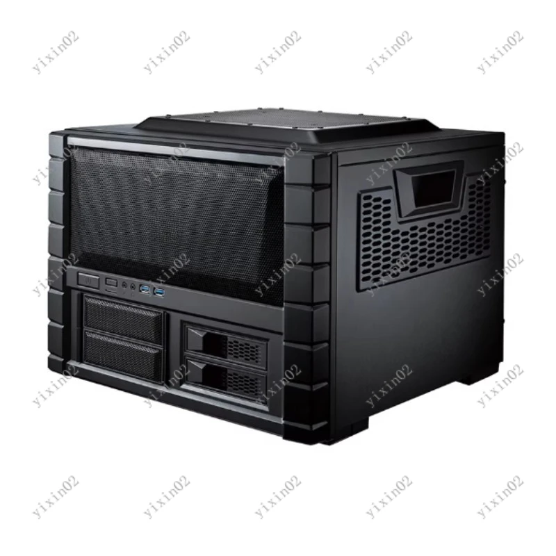 Horizontal PC Case Modular DIY Chassis Support ATX Motherboard Large Power Supply Gaming Computer Case