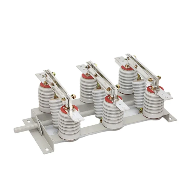 GN19 11KV 12KV Indoor High Voltage Disconnector isolating switch with earth switch