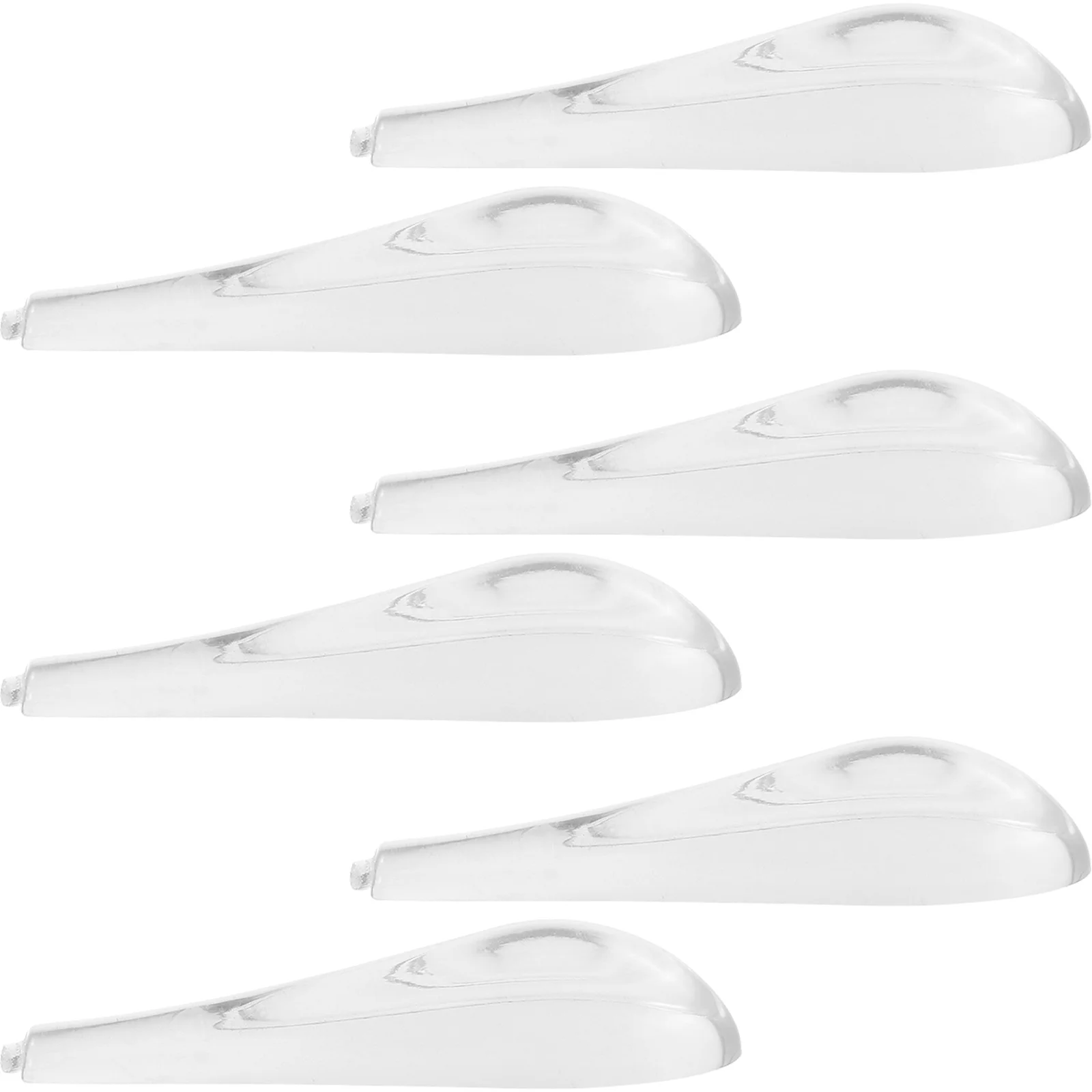 

6pcs Car Tail Spoiler Sticker Anti-Scratch Rear Decor Film Automotive Modification Kit For Most Vehicles Waterproof Durable