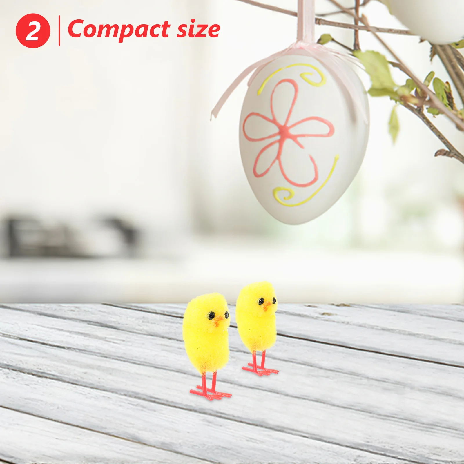 イースターデコレーション 18個入り キュートなミニひよこおもちゃ 子供向けパーティーの記念品 フィギュア バスケットデコレーション 動物ギフト