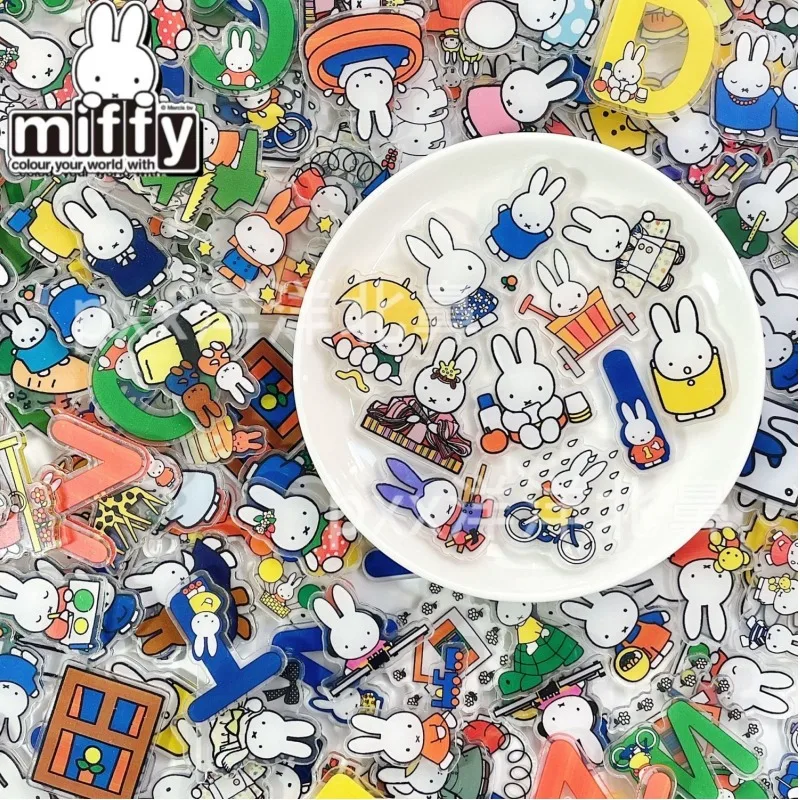 

Miffy Cartoon Secondary Creative Single Layer 2cm Acrylic Pieces Personalized Animation Peripheral Patch Accessories Wholesale