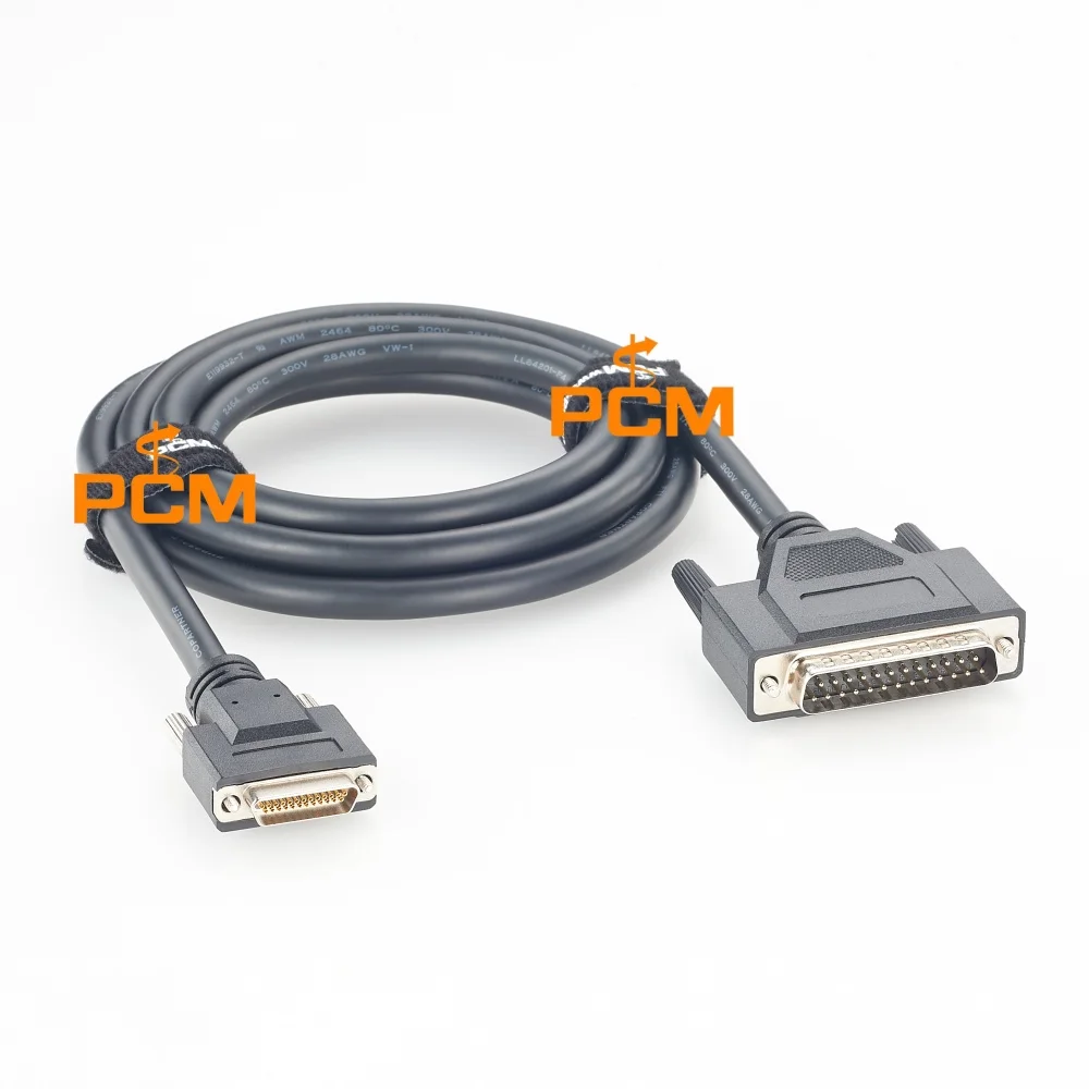 25-poliges CMD-zu-D-Subminiatur-Kabel, Micro-D-Sub 25P zu DB25 Buchse-zu-Stecker, kompatibel mit Molex 834249062, Micro-D-Steckerverbindung – Detail 2