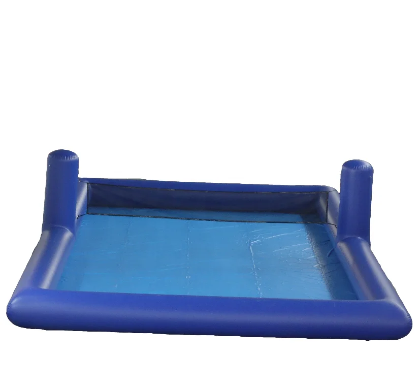 Summer Blue Kids Beach Water Volleyball Net Field Outdoor Sport Game Air Pump Inflatable Volleyball Water Amusement Facilitiespr