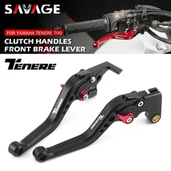 2026 Short Clutch Brake Lever For YAMAHA Tenere 700/World Raid/Rally Explore XTZ700 2019-2025 Motorcycle Adjustable Handles