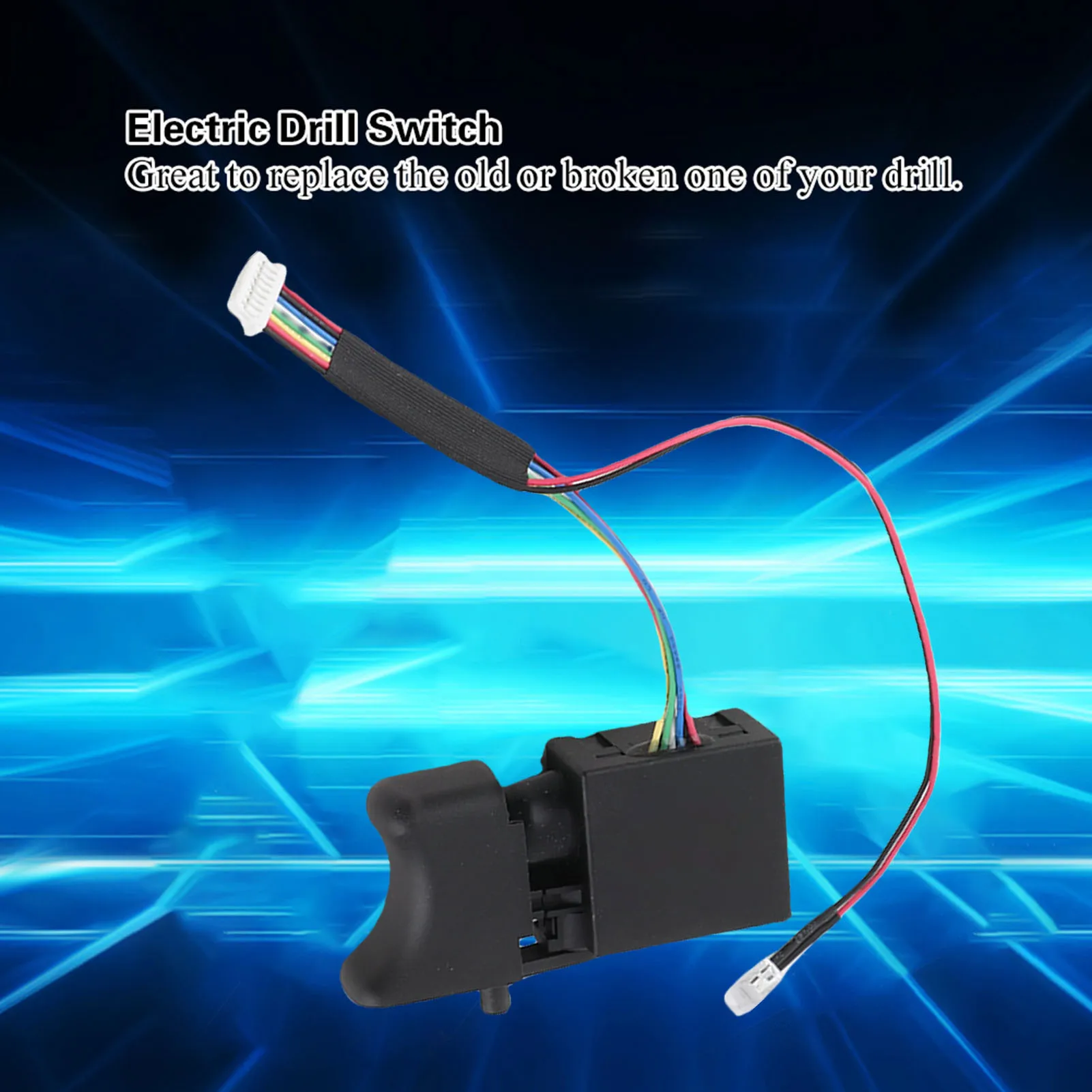 

Black Adjustable Speed CW/CCW Electric Drill Trigger Electric Drill Trigger