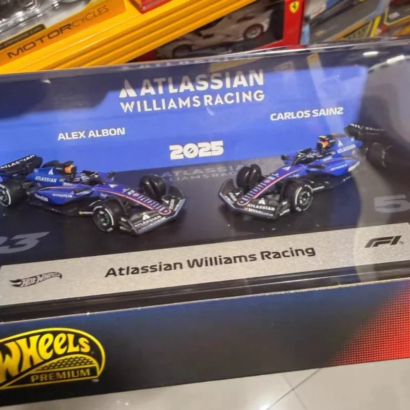 ホットウィール-プレミアム-f1-レーシングカーモデル-2025-jmm89-b-ダブルカーセット-ダイキャスト合金-キックサウバー-f1チーム-コレクタブル-サプライズギフト