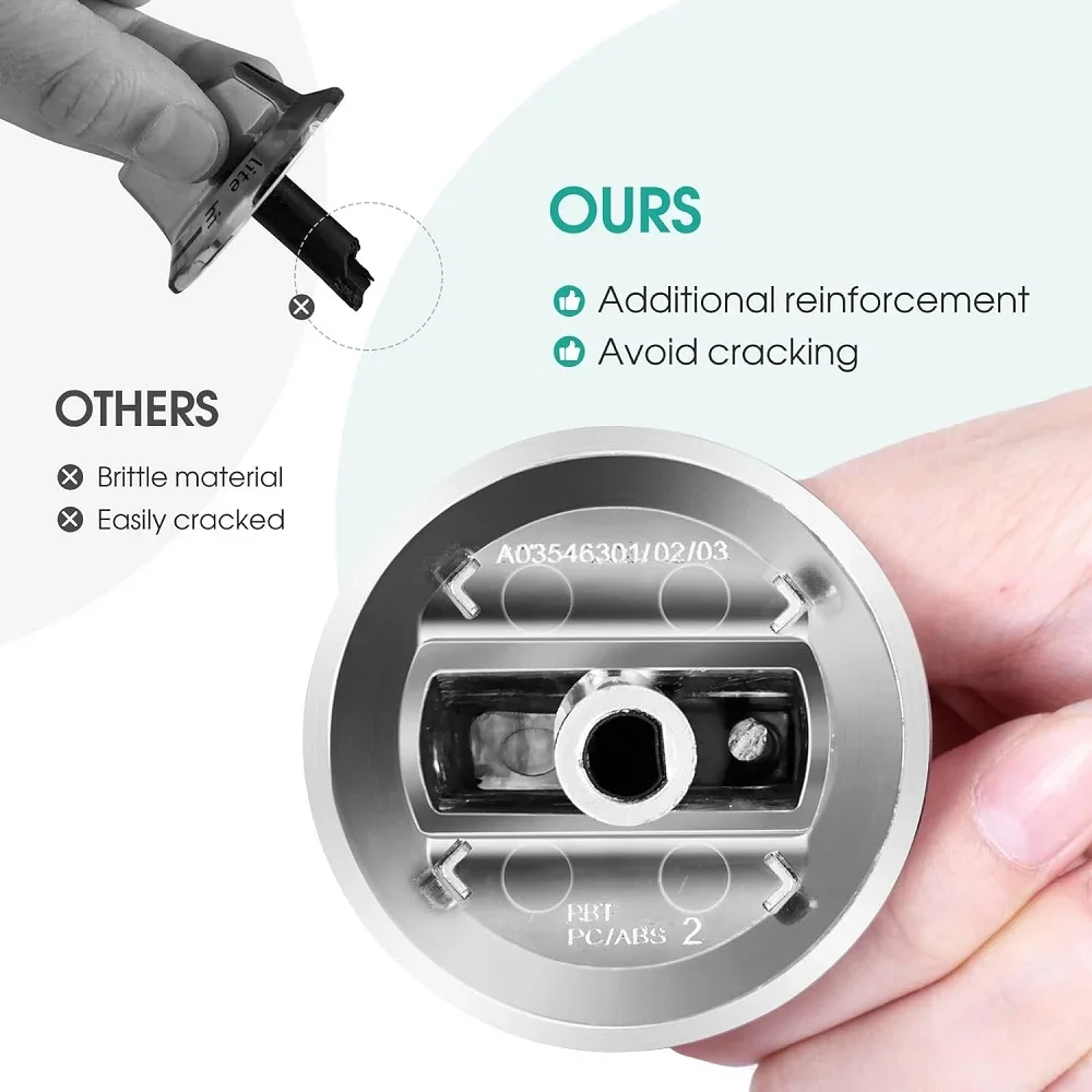 4 упаковки 5304525746   Ручки газовой плиты для Fridgidaire FFGC3026SS FFGC3626SS и т. д., ручка управления диапазоном горелки 5304504839 4960519