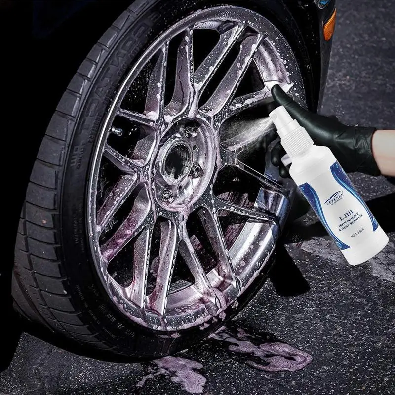 Car Rust Removal Spray Vehicle iron powder remover rust prevention without damaging Car paint wheel hub oxide layer cleaning