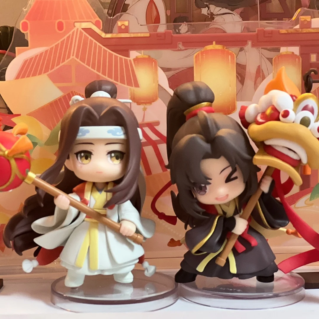 9.3cm Mo Dao Zu Shi Wei Wuxian Lan Wangji Figure Collection Model Doll Anime Cosplay Toy Colletible Figurals Christmas Gift