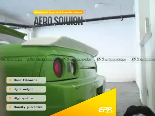 

Глянцевый спойлер для заднего крыла Nissan Skyline R32 GTS GTR DM Style из углеродного волокна, аксессуары для автомобиля, комплект внешнего кузова