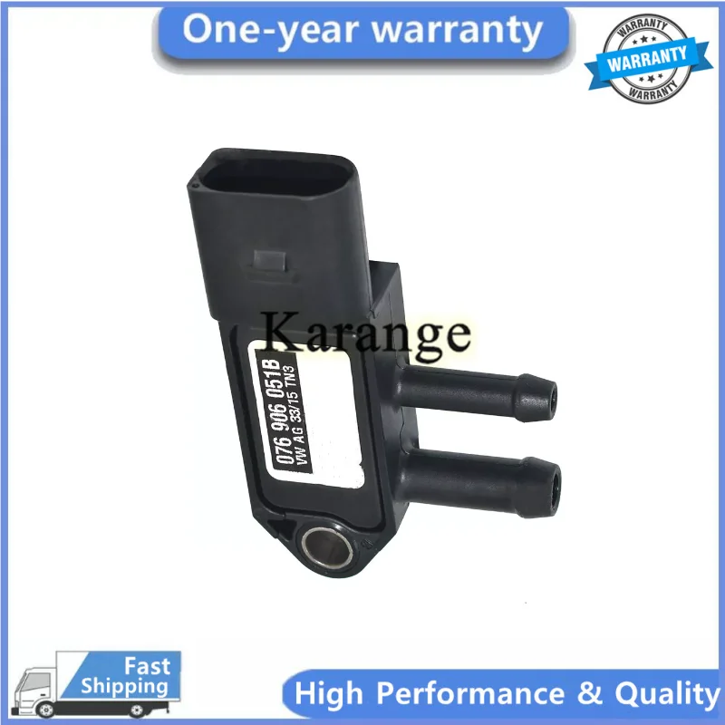 076906051B Differential Pressure Sensor For AUDI A3, SEAT ALHAMBRA IBIZA, SKODA FABIA SUPERB OCTAVIA, VW AMAROK BEETLE CRAFTER