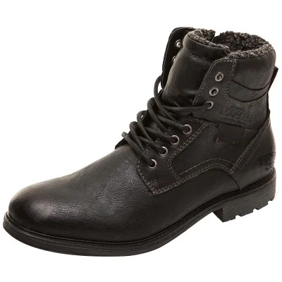 Winter Men Shoes Autumn Boots Retro Style Ankle Boots Lace Up  Casual  Boots High-top Shoes For Men Wear-resistant Zapatos Boots