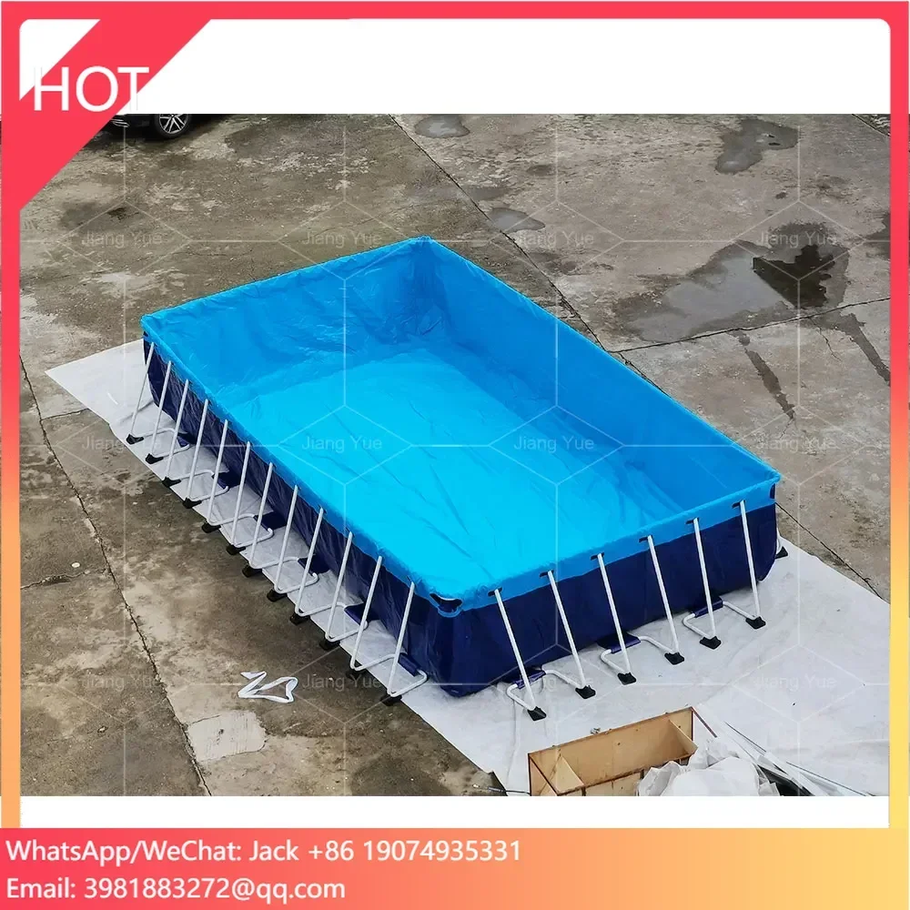 2025OEM Custom Print Outdoor Above Ground Metal Frame Swimming Pool For Sale With Accessories