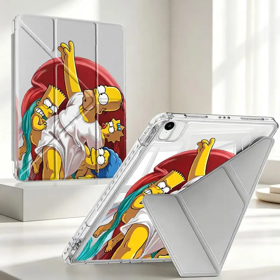 Cool The S-simpsons With Pen Slot Cover Tablet Case For iPad 10th Gen Mini 7 6 5 9th 11th Air 8 M2 M3 3 12th Pro 13 2025 2026