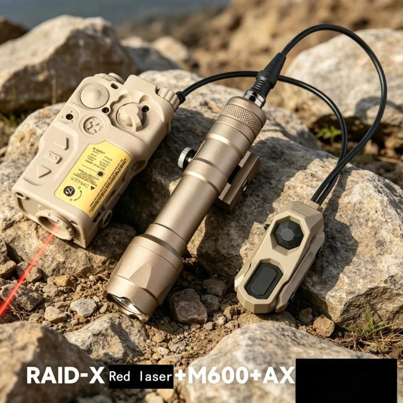 Adjustable Green Ray Tactical Kit with Steady & Blink Mode, Power Pack Fits 20mm Rail Outdoor Game Toy Parts