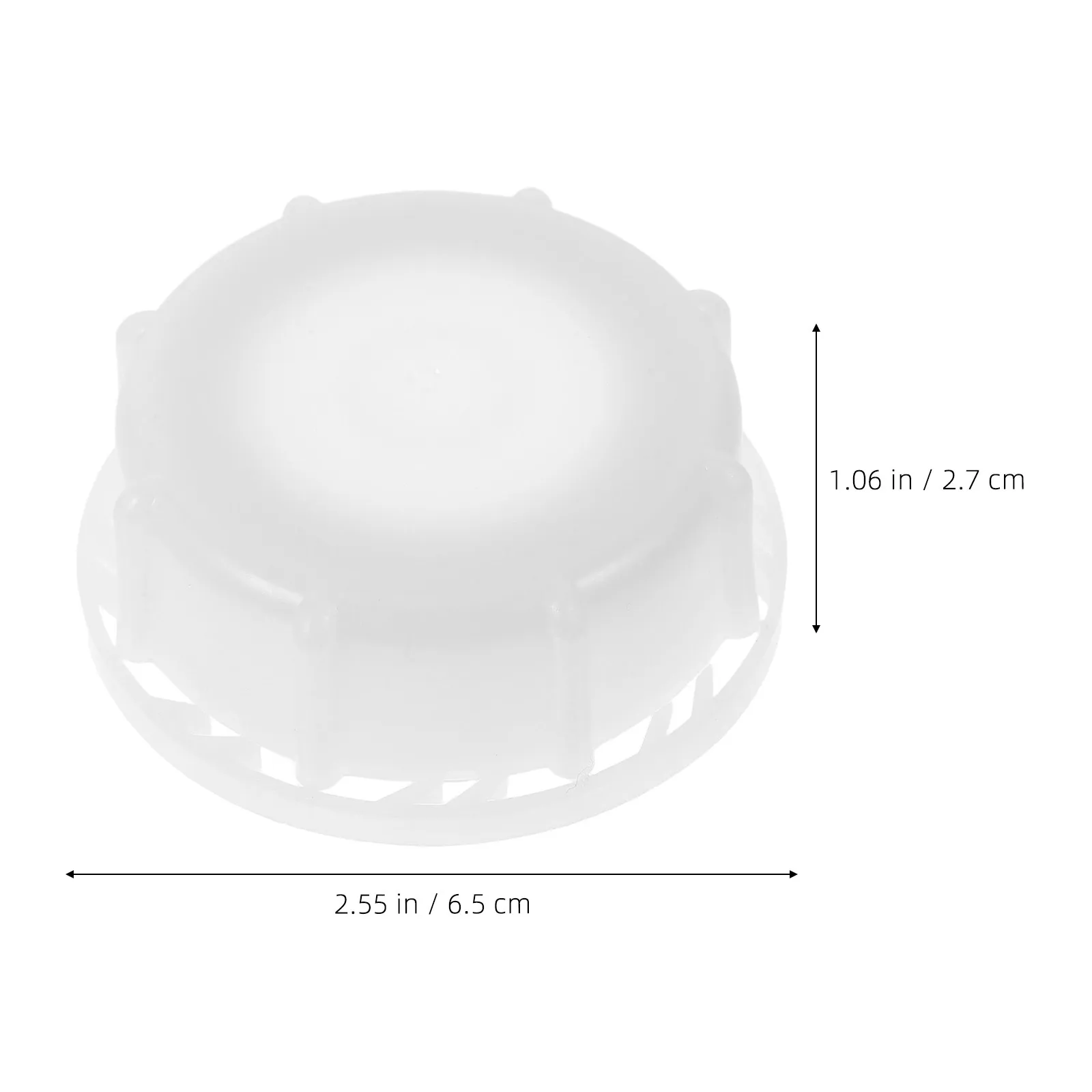 4Pcs Chemical Storage Outer Lid Thickened Leak-Proof Screw Cap for 10L Square Bucket Industrial Drum Sealing Plastic Covers view 3