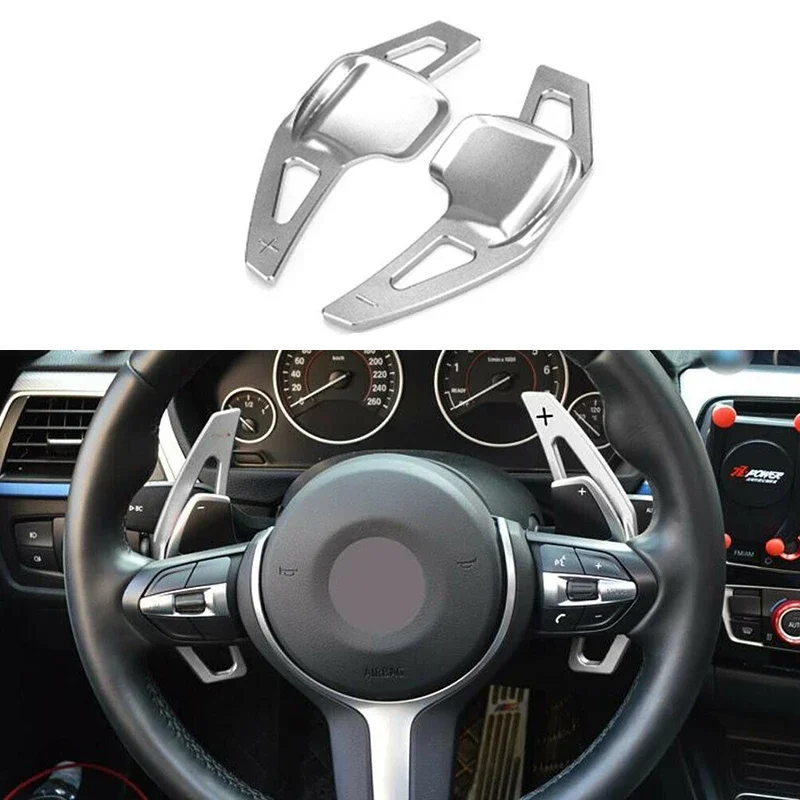 

For BMW X1 X2 X3 X4 X5 X6 F22 F23 F30 F31 F33 F34 F36 F32 F15 F16 F25 F26 F48 Extensions Aluminum Steering Wheel Paddle Shifter