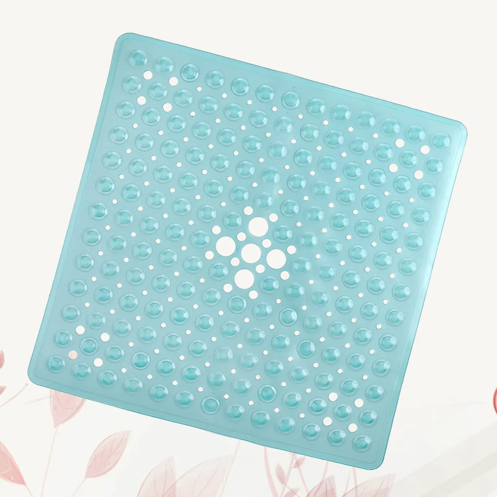 

53 X53cm Floor Mats Non-slip Pads for Shower Bath Bathroom Green Rugs Waterproof