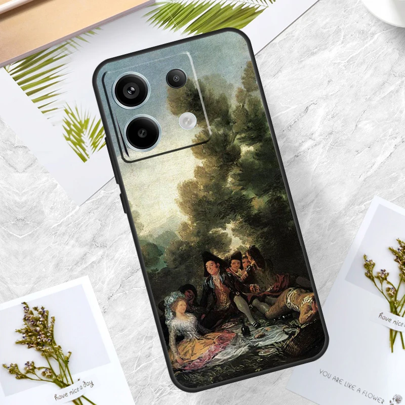 Francisco Goya Paintings Case For Xiaomi Redmi Note 13 Pro 12 11 10 9 9S 10S 11S 12S Cover For Redmi 12C 9C 10C 13C