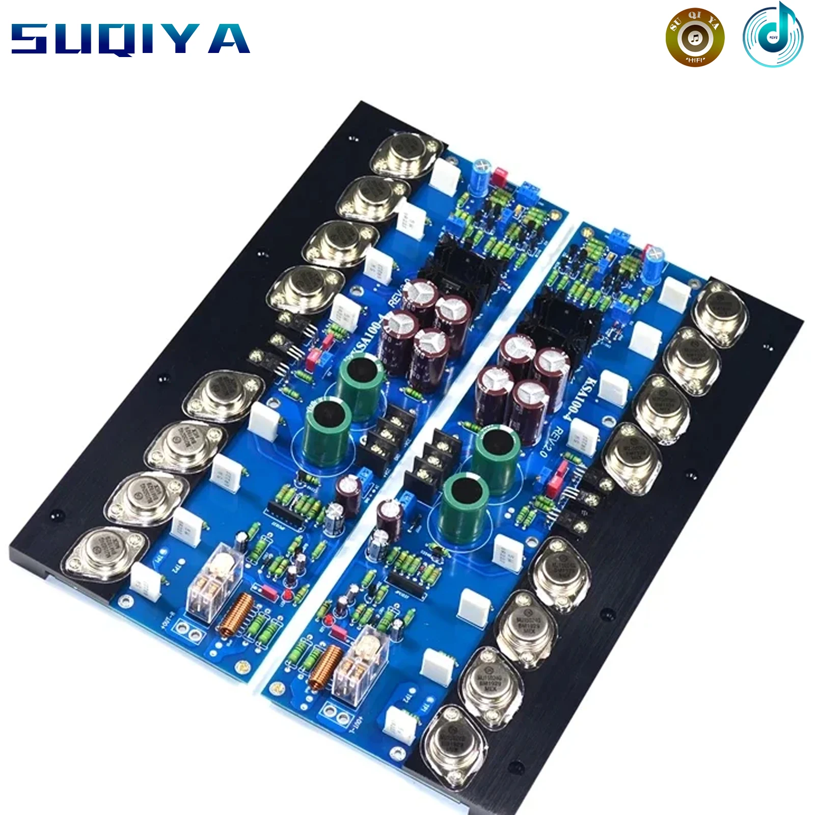 ON MJ15024 MJ15025 Gold-sealed 8-tube 300W Class A Power Amplifier Board Fever KSA100 MKII HiFi Pure Final Post Amplifier Board